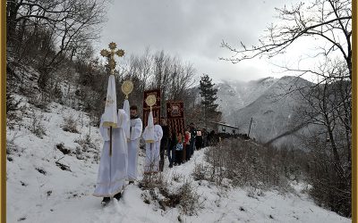 Бигорските монаси го враќаат сјајот на Богојавленското радование во реканскиот крај